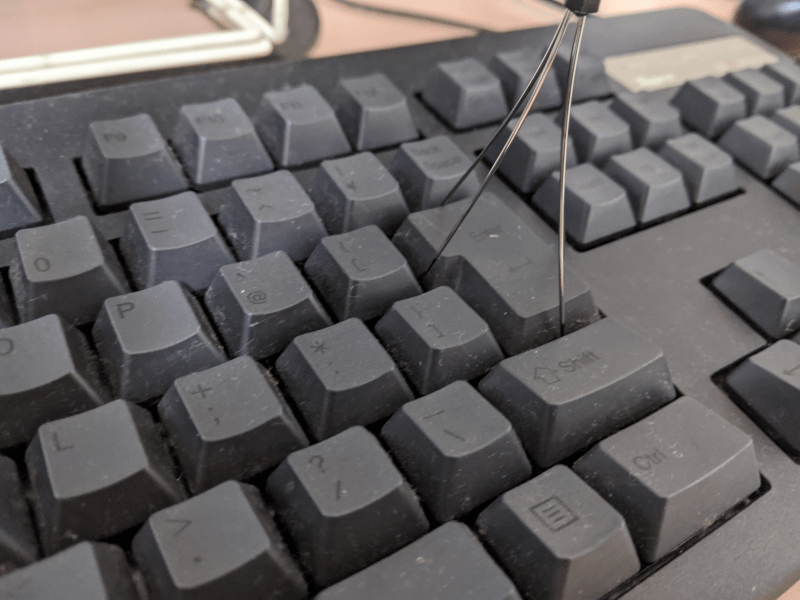 キートップ引き抜き