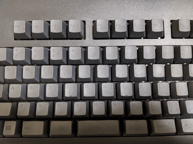 キーボード掃除完了