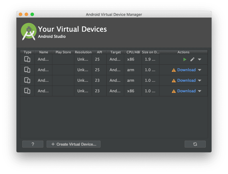 Your Virtual Devices
